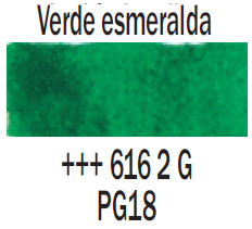 Venta pintura online: Acuarela Verde Esmeralda nº616 Serie 2